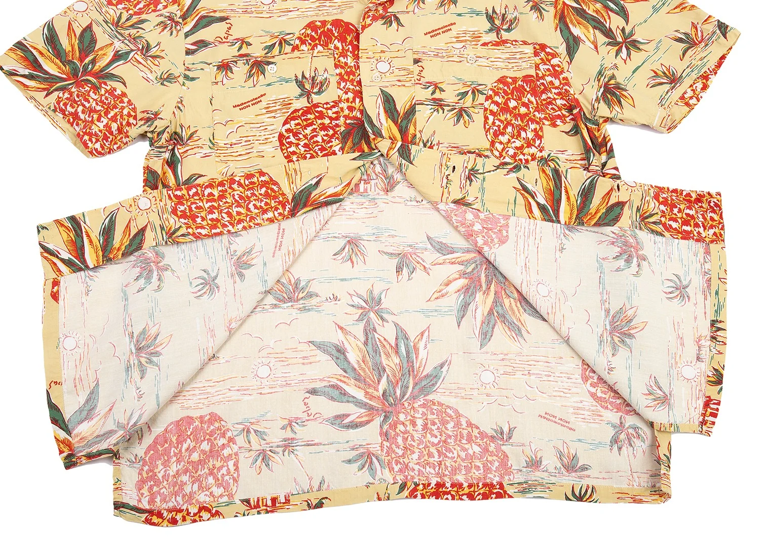 Mademoiselle NON NON 【新品】 アロハシャツ Mademoiselle NON NON 【新品】 アロハシャツ トップス
