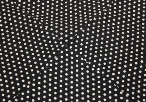 ジュンヤワタナベ コムデギャルソンJUNYA WATANABE COMME des GARCONS 切替デザインレーヨンストレッチドットカットソー 黒白S位 K-76804_009