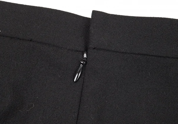 ジュンヤワタナベ コムデギャルソンJUNYA WATANABE COMME des GARCONSバックプリーツスリットストレッチスカート 黒M K-76812_010