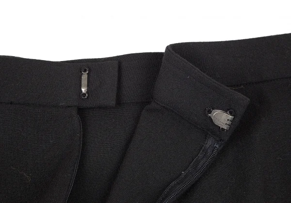 ジュンヤワタナベ コムデギャルソンJUNYA WATANABE COMME des GARCONSバックプリーツスリットストレッチスカート 黒M K-76812_011