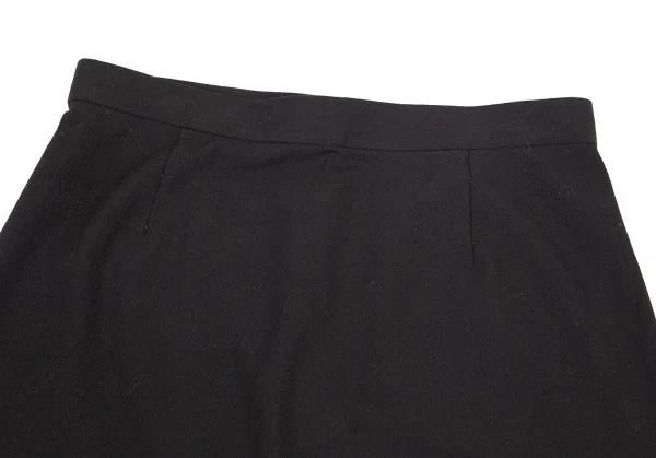 ジュンヤワタナベ コムデギャルソンJUNYA WATANABE COMME des GARCONSバックプリーツスリットストレッチスカート 黒M K-76812_003