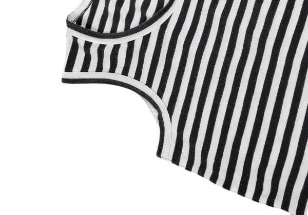 ジュンヤワタナベ コムデギャルソンJUNYA WATANABE COMME des GARCONSボーダータンクトップワンピース 白黒M K-76825_007