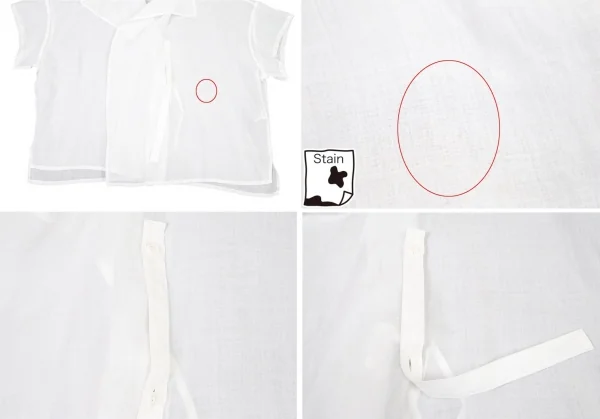 ワイズY's リネンビッグシルエット変形ブラウス 白2 K-76829_006