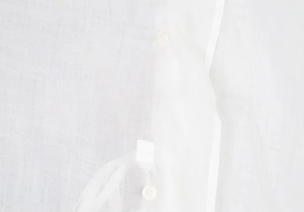 ワイズY's リネンビッグシルエット変形ブラウス 白2 K-76829_008