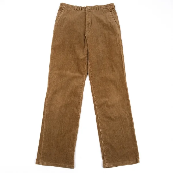 Papas Pile Cut Stretch Cotton Pants Brown M K-76944_001