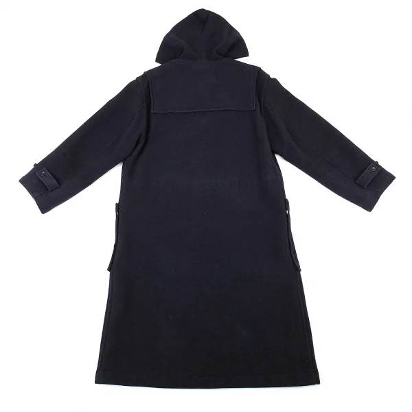 パパスPapas ワンポイントロゴ刺繍ダッフルコート 紺M K-76949_016