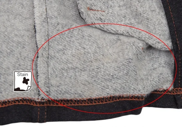 ジャンポールゴルチエJean Paul GAULTIER PARIS 裏起毛スウェットノースリーブライダースジャケット 黒40 K-76962_012