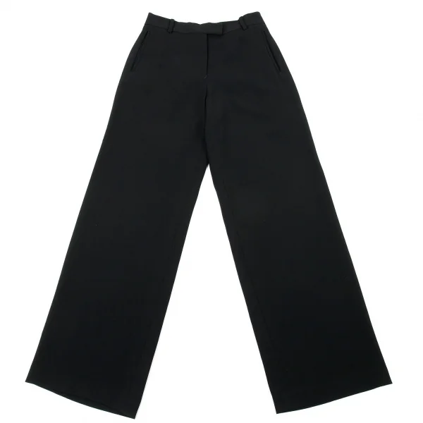 ジャンポールゴルチエ クラシックJean Paul GAULTIER CLASSIQUE アセテートポリワイドパンツ 黒40 K-76974_001