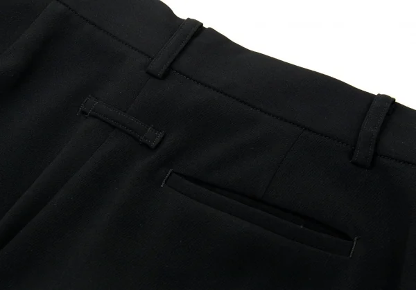 ジャンポールゴルチエ クラシックJean Paul GAULTIER CLASSIQUE アセテートポリワイドパンツ 黒40 K-76974_010