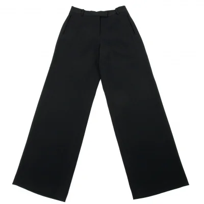 ジャンポールゴルチエ クラシックJean Paul GAULTIER CLASSIQUE アセテートポリワイドパンツ 黒