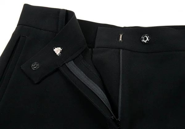 ジャンポールゴルチエ クラシックJean Paul GAULTIER CLASSIQUE アセテートポリワイドパンツ 黒40 K-76974_004