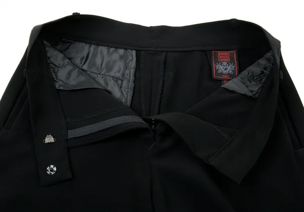 ジャンポールゴルチエ クラシックJean Paul GAULTIER CLASSIQUE アセテートポリワイドパンツ 黒40 K-76974_005