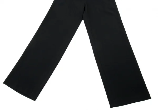 ジャンポールゴルチエ クラシックJean Paul GAULTIER CLASSIQUE アセテートポリワイドパンツ 黒40 K-76974_006