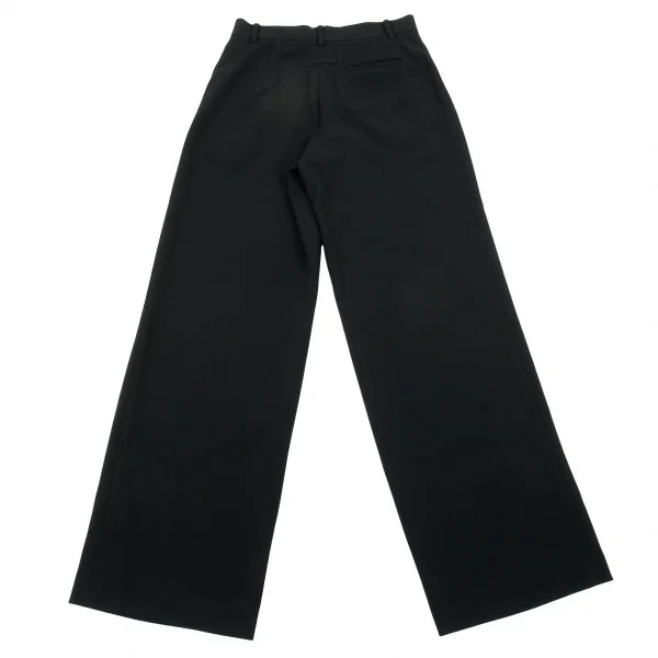 ジャンポールゴルチエ クラシックJean Paul GAULTIER CLASSIQUE アセテートポリワイドパンツ 黒40 K-76974_008