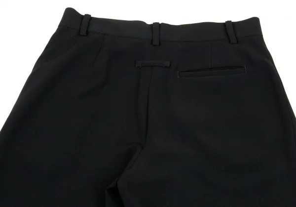 ジャンポールゴルチエ クラシックJean Paul GAULTIER CLASSIQUE アセテートポリワイドパンツ 黒40 K-76974_009