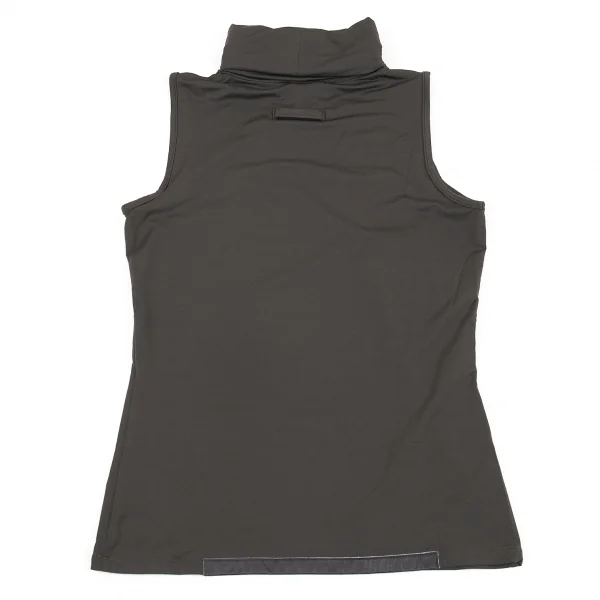 ジャンポールゴルチエ ファムJean Paul GAULTIER FEMME ストレッチタートルネックノースリーブ グレー40 K-76978_012