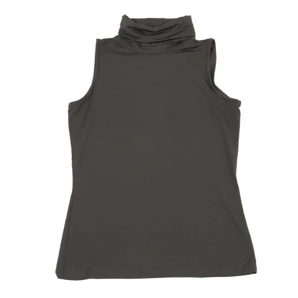 ジャンポールゴルチエ ファムJean Paul GAULTIER FEMME ストレッチタートルネックノースリーブ グレー40 K-76978_002