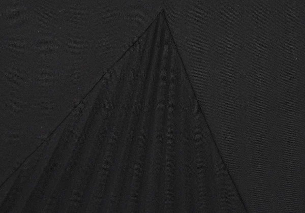 ジャンポールゴルチエ ファムJean Paul GAULTIER FEMME バックプリーツウールギャバノースリーブワンピース 黒40 K-77013_014