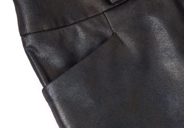 イッセイミヤケISSEY MIYAKE まだらメタリック裾ジップパンツ シルバー1 K-77094_006