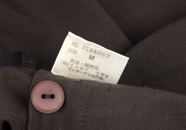 ISSEY MIYAKE Wool Half Wrap Pants K-77107_013