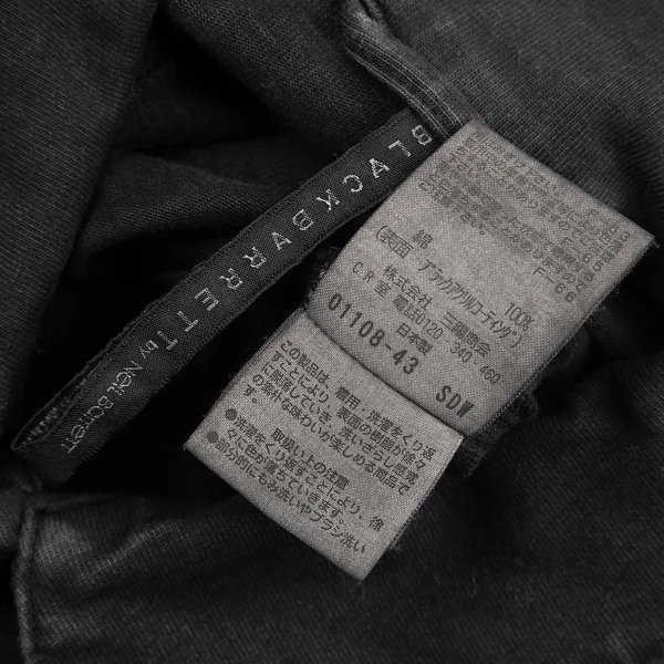 ブラックバレットバイニールバレット BLACKBARRETT by Neil Barrett コーティングコットンジャケット 黒2 K-77120_014