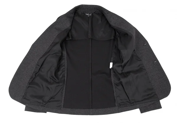 agnes b. homme Houndstooth Stretched Jacket K-77126_010