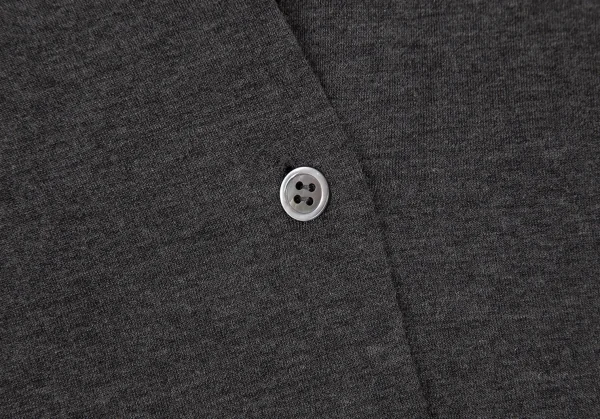 イッセイミヤケ フェットISSEY MIYAKE FETE テンセル天竺カーディガン チャコール2 K-77146_005