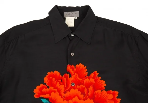 Yohji Yamamoto POUR HOMME/NEW ERA プリント 半袖Tシャツ