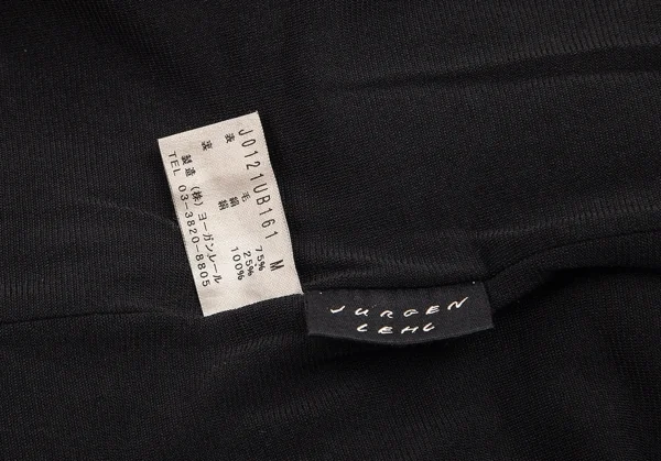 ヨーガンレールJURGEN LEHL ニットハイネックTシャツ 黒M K-77268_011