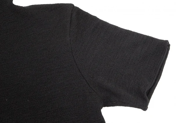 ヨーガンレールJURGEN LEHL ニットハイネックTシャツ 黒M K-77268_005