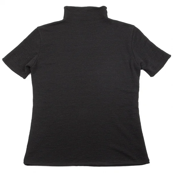 ヨーガンレールJURGEN LEHL ニットハイネックTシャツ 黒M K-77268_009