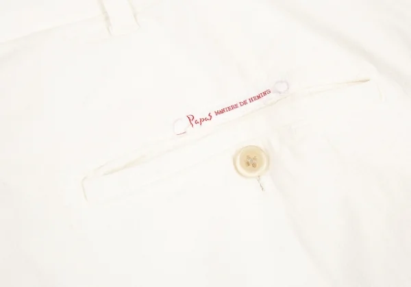 パパスPapas コットンストレッチパンツ オフ50L K-77385_014