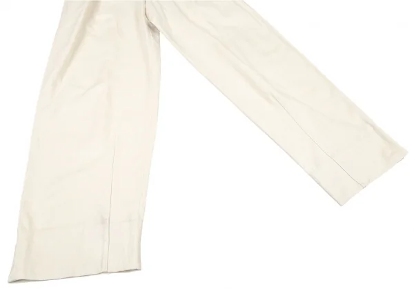 パパスPapas 裏起毛コットンパンツ クリームM K-77388_007