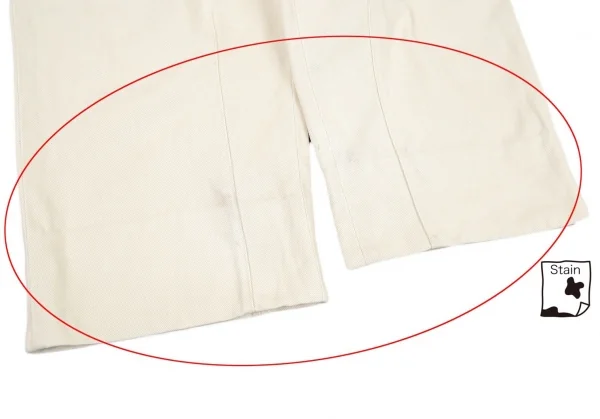 パパスPapas 裏起毛コットンパンツ クリームM K-77388_008