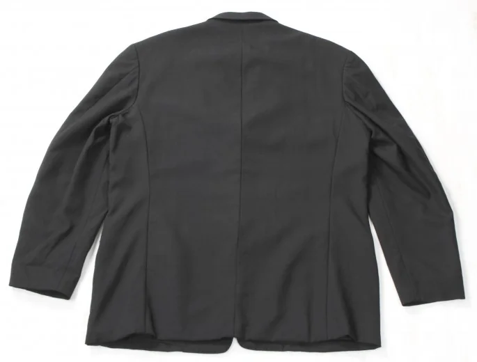 日本未入荷 ワイズフォーメンY's for men ウールギャバ3Bジャケット 黒L ジャケット・アウター