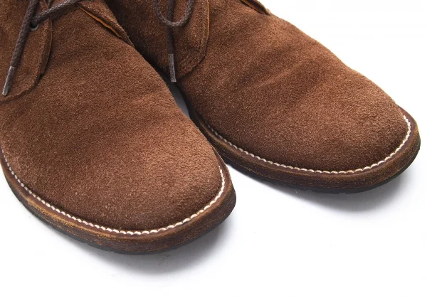 ジュンヤワタナベマン コムデギャルソンJUNYA WATANABE MAN COMME des GARCONS スウェードチャッカーブーツ 茶M（27.5位） K-77601_010