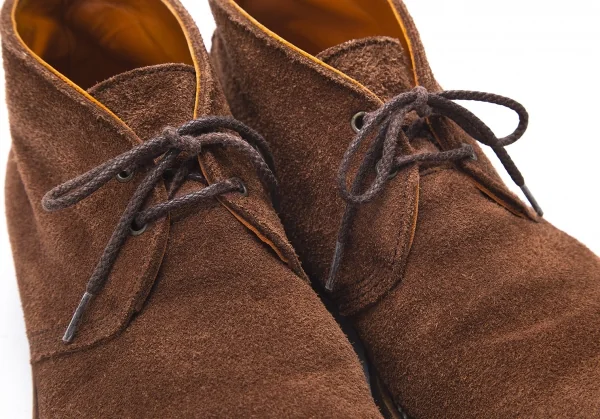 ジュンヤワタナベマン コムデギャルソンJUNYA WATANABE MAN COMME des GARCONS スウェードチャッカーブーツ 茶M（27.5位） K-77601_011