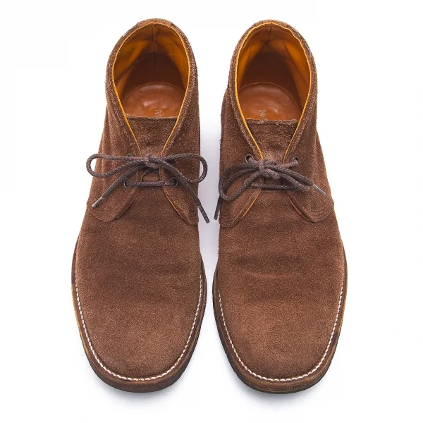 ジュンヤワタナベマン コムデギャルソンJUNYA WATANABE MAN COMME des GARCONS スウェードチャッカーブーツ 茶M（27.5位） K-77601_002