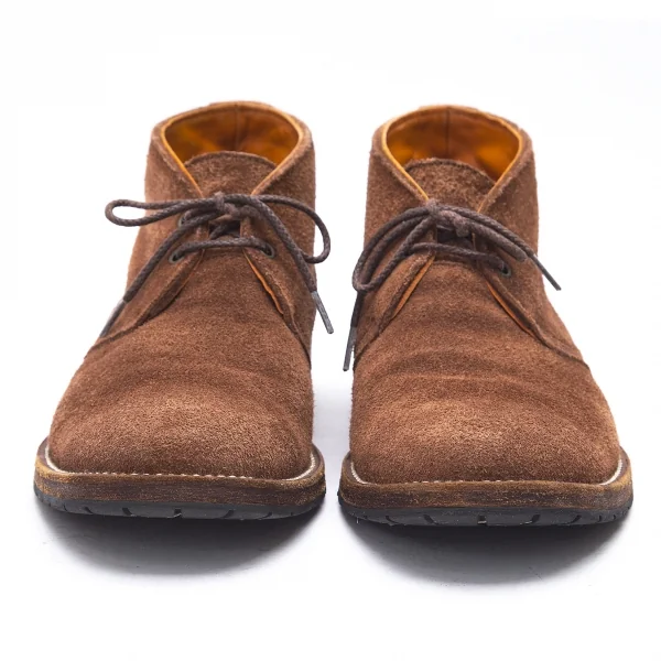 ジュンヤワタナベマン コムデギャルソンJUNYA WATANABE MAN COMME des GARCONS スウェードチャッカーブーツ 茶M（27.5位） K-77601_003