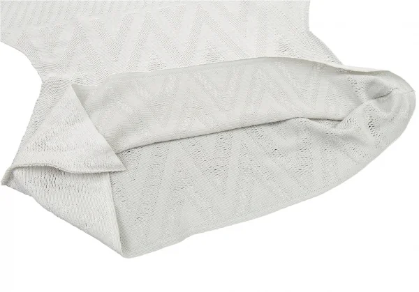 イッセイミヤケISSEY MIYAKE A.POC INSIDE カットデザインメッシュドルマンカットソー ライトグレー2 K-77668_010