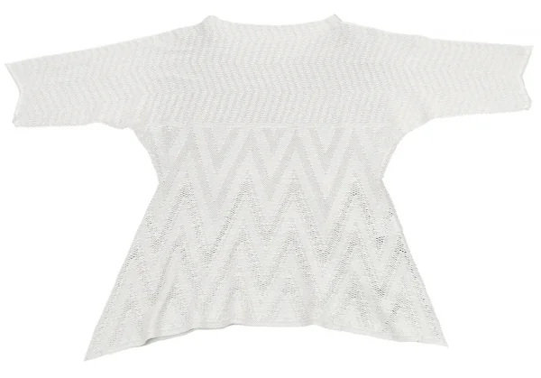 イッセイミヤケISSEY MIYAKE A.POC INSIDE カットデザインメッシュドルマンカットソー ライトグレー2 K-77668_002