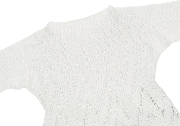 イッセイミヤケISSEY MIYAKE A.POC INSIDE カットデザインメッシュドルマンカットソー ライトグレー2 K-77668_003