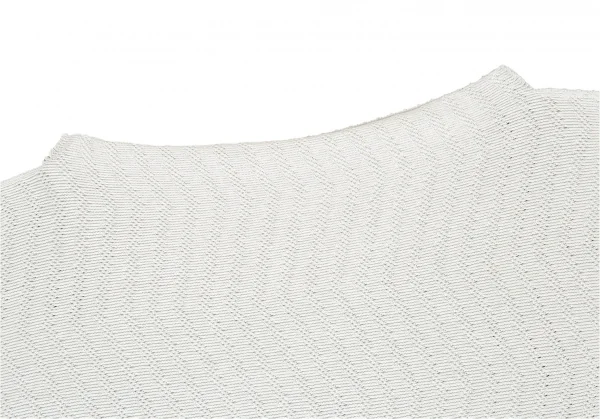 イッセイミヤケISSEY MIYAKE A.POC INSIDE カットデザインメッシュドルマンカットソー ライトグレー2 K-77668_004