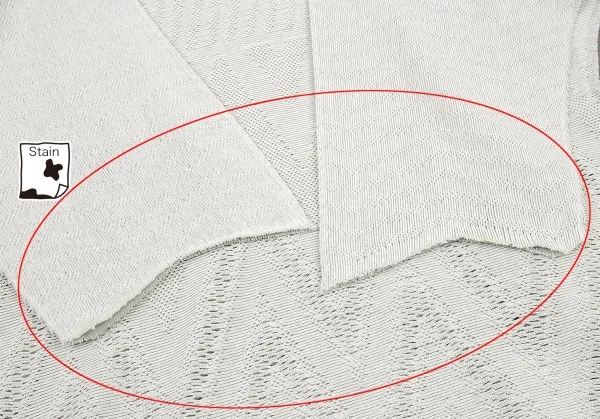 イッセイミヤケISSEY MIYAKE A.POC INSIDE カットデザインメッシュドルマンカットソー ライトグレー2 K-77668_006