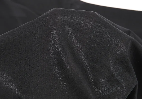 イッセイミヤケ フェットISSEY MIYAKE FETE ポリシャイニードレープカットソー チャコール2 K-77675_011