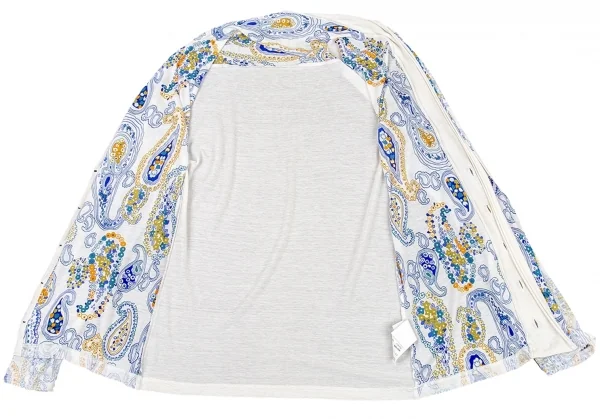 Y's Tencel Paisley Printed Cardigan K-77719_011