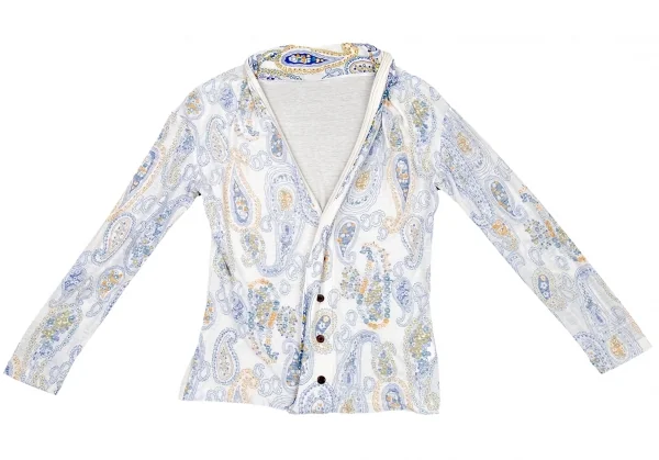 Y's Tencel Paisley Printed Cardigan K-77719_002