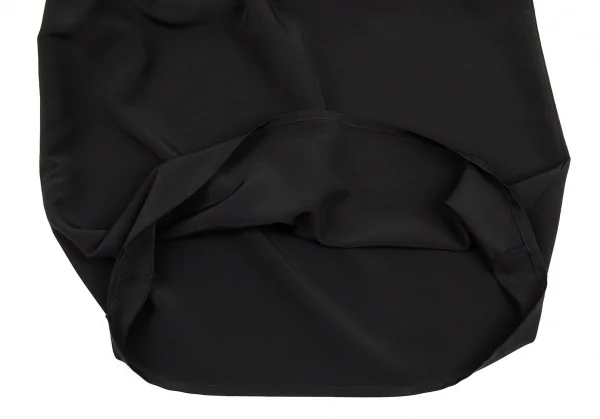 リミフゥLIMI feu シュリンク切替ドルマンレイヤードワンピース 黒S K-77747_012