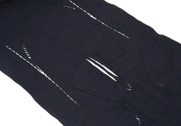 新品!イッセイミヤケ エーポックISSEY MIYAKE A-POC Baguette バゲットカッティング用ロール生地 紺 K-77776_008