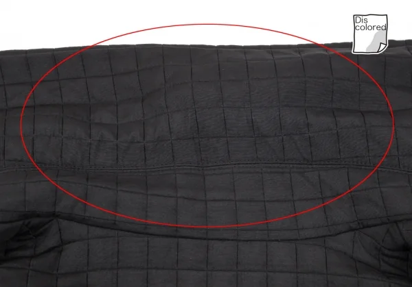 プリーツプリーズPLEATS PLEASE ブロックハーフコート 黒5 K-77799_005